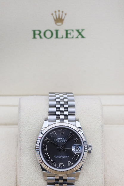 Rolx Rhodium Roman Numeral DATEJUST 28mm 2018