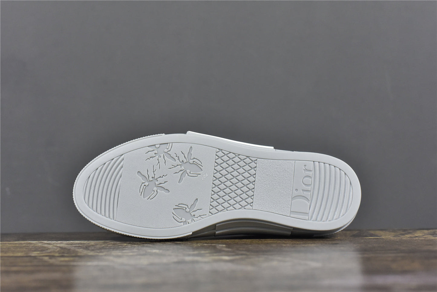 D!OR B23 Low-Top Navy Blue Oblique Canvas