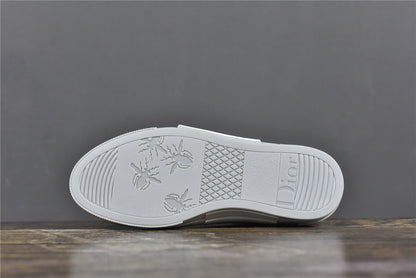 D!OR B23 Low-Top Navy Blue Oblique Canvas