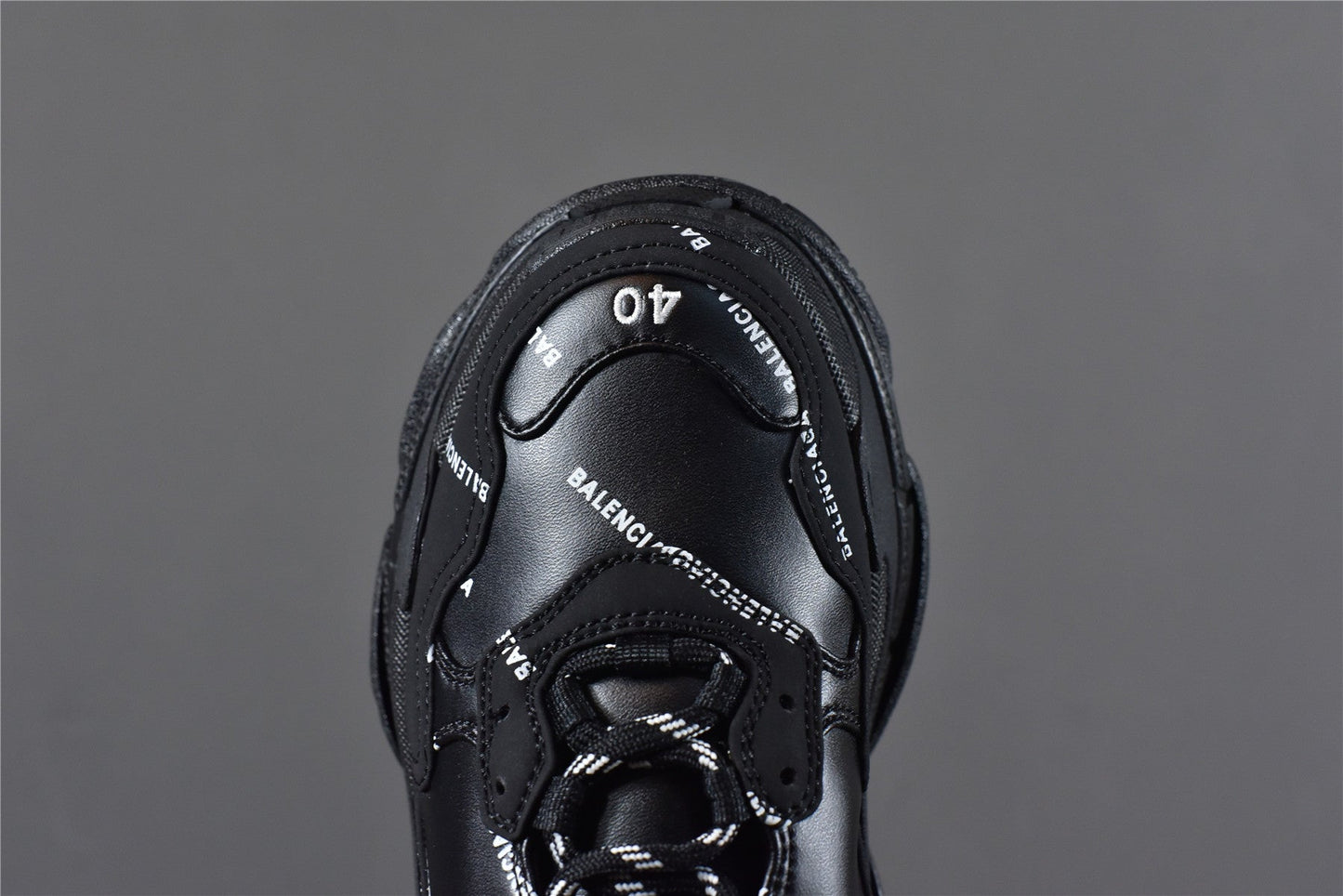 Bciaga Triple S Allover Logo Black