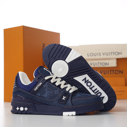 LV Trainer Sneaker Blue