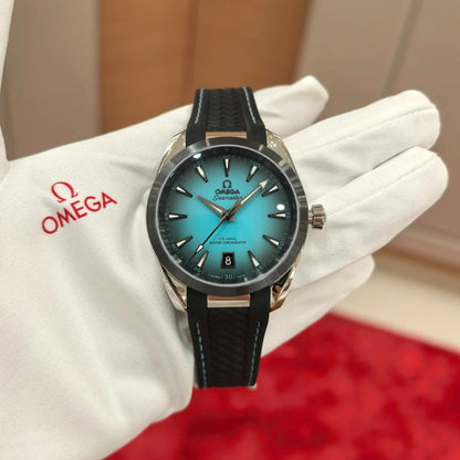 OMEGA Green Black- Black Rubber - Automatic - 41mm