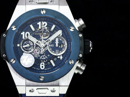HBT Chronograph - Blue - Blue Rubber - Automatic - 42mm