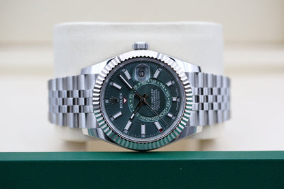 Rolx Green SKY-DWELLER 42mm 2025