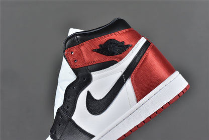 AJ 1 High 'Satin Black Toe'