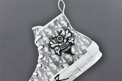 D!OR B23 High-Top Oblique Canvas