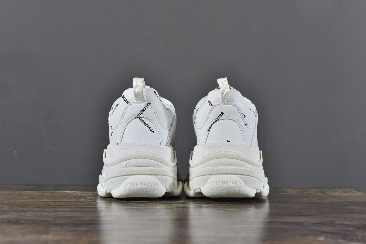 Bciaga Triple S Allover Logo White