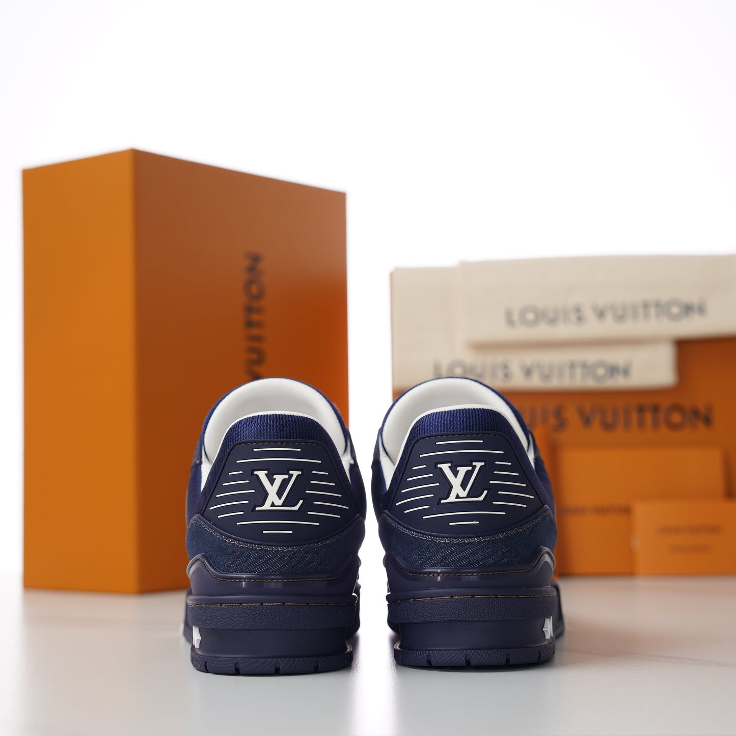 LV Trainer Sneaker Blue
