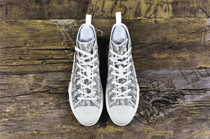 D!OR B23 High-Top Oblique Canvas