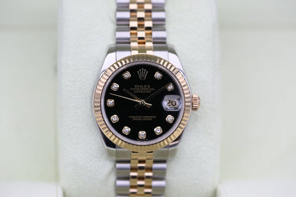 Rolx Black DATEJUST 31mm 2007