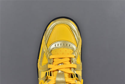 Off-W** Air Rubber Dunk University Gold