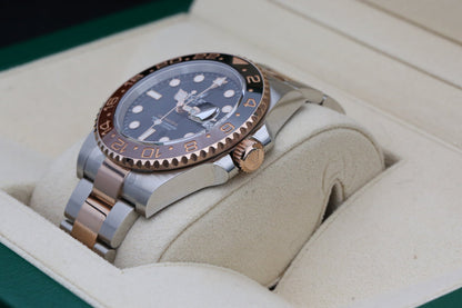 Rolx Black GMT MASTER II  40mm 2022 Rootbeer