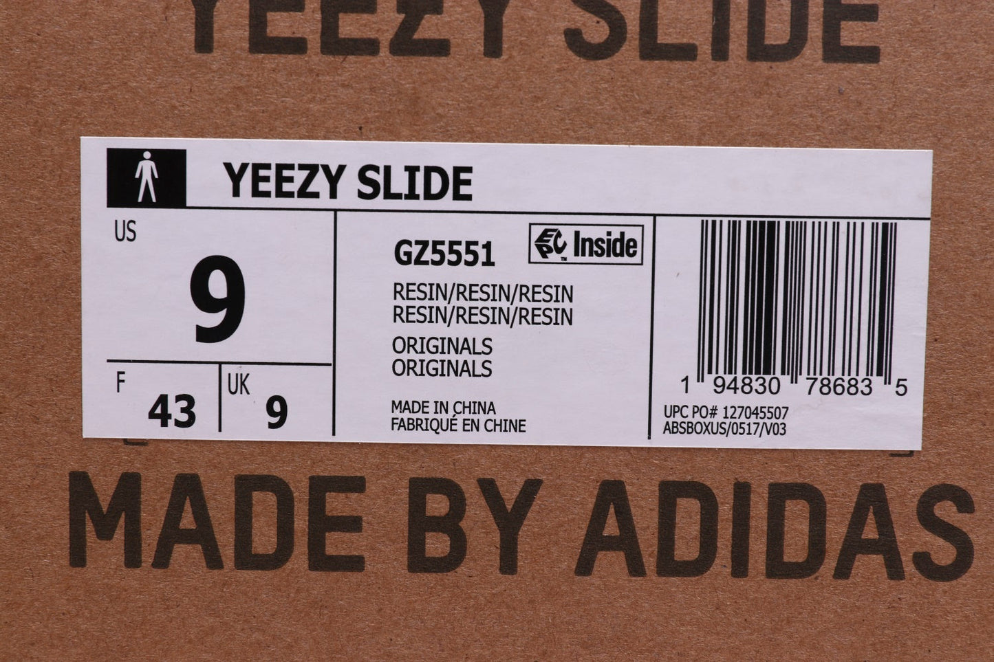 Yeezy Slide Resin
