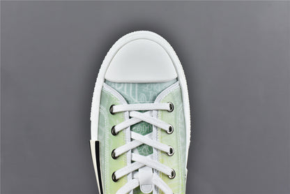 D!OR B23 'Low-Top Yellow and Green Canvas'
