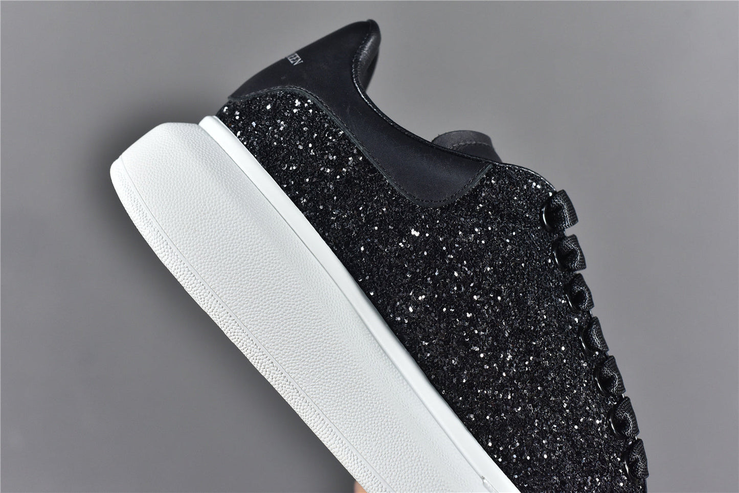 Alexander McQ Oversized Black Glitter