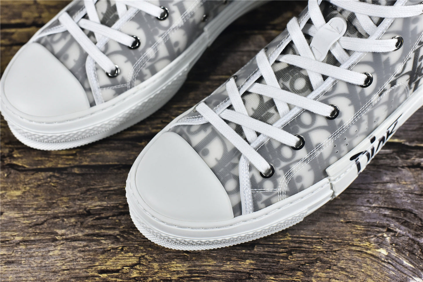 D!OR B23 High-Top Oblique Canvas