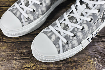 D!OR B23 High-Top Oblique Canvas