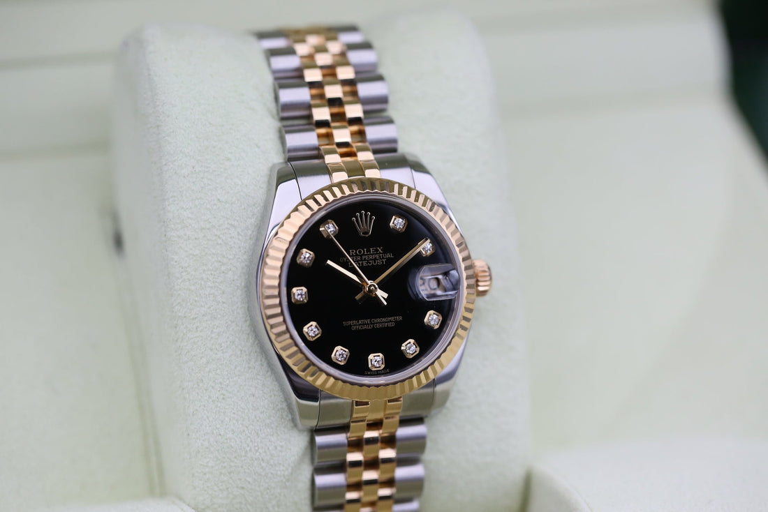 Rolx Black DATEJUST 31mm 2007