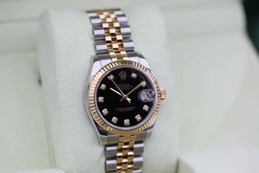 Rolx Black DATEJUST 31mm 2007