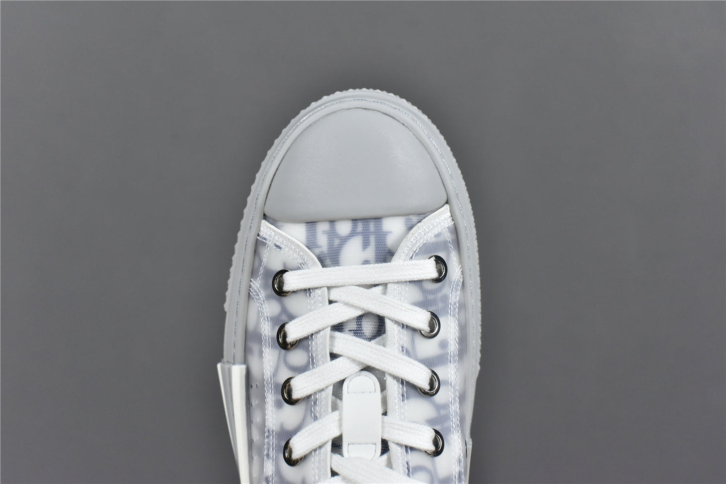 D!OR B23 Low-Top Navy Blue Oblique Canvas