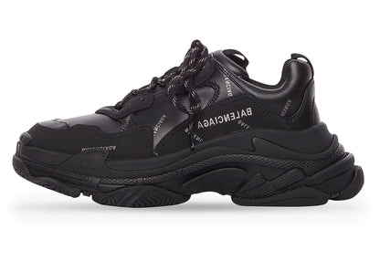 Bciaga Triple S Allover Logo Black
