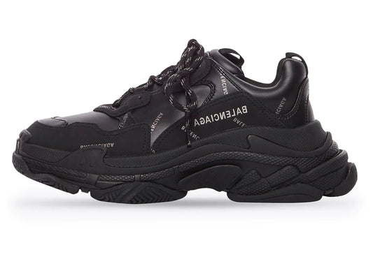 Bciaga Triple S Allover Logo Black