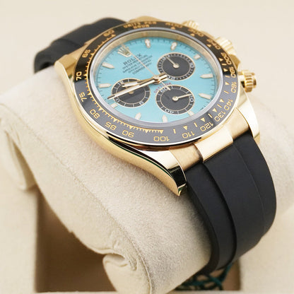 Daytona  40mm 126500LN Gold Dial Tiffany Blue