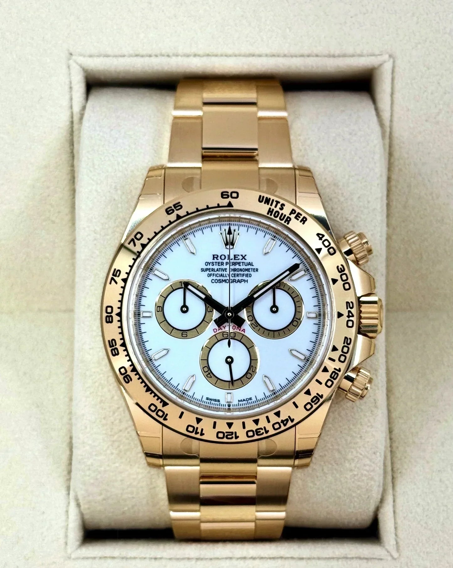 Daytona  40mm 126508 White Dial