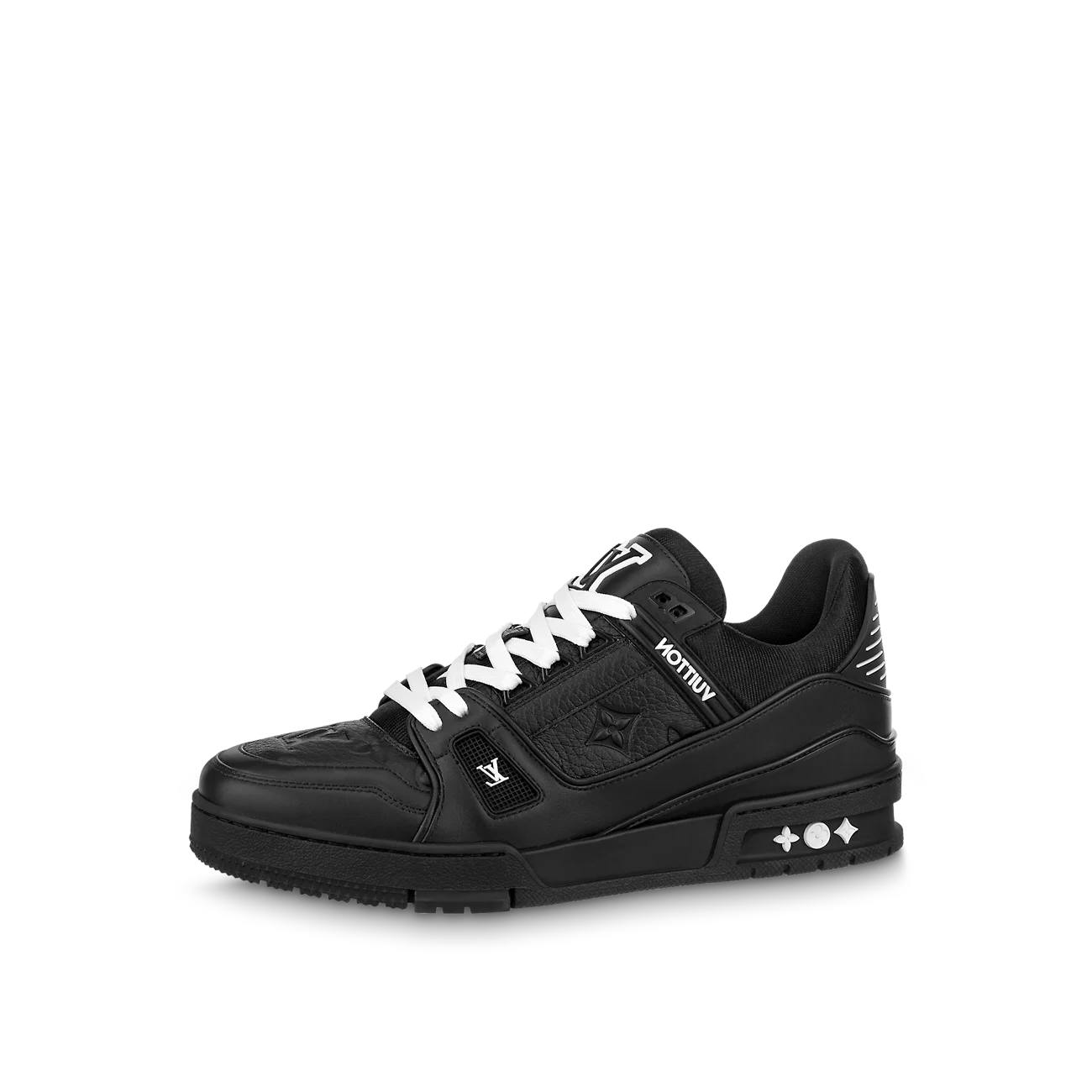 LV Trainer Black Embossed Monogram