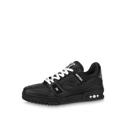 LV Trainer Black Embossed Monogram