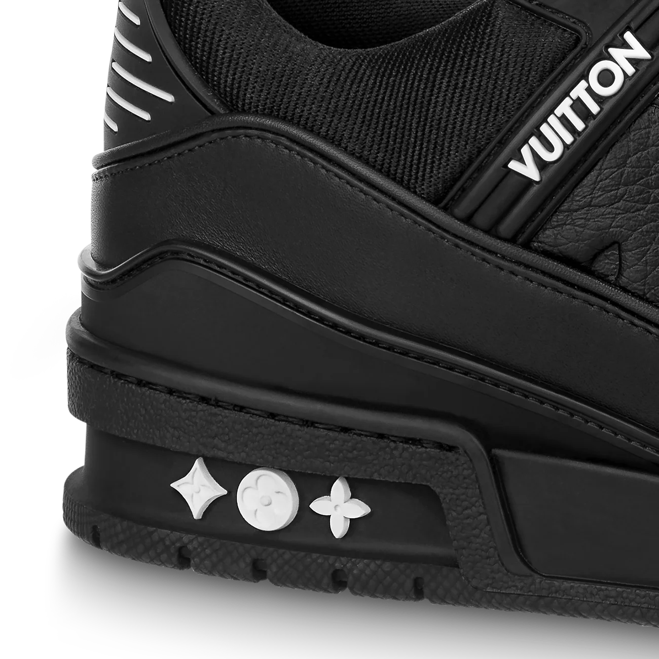 LV Trainer Black Embossed Monogram