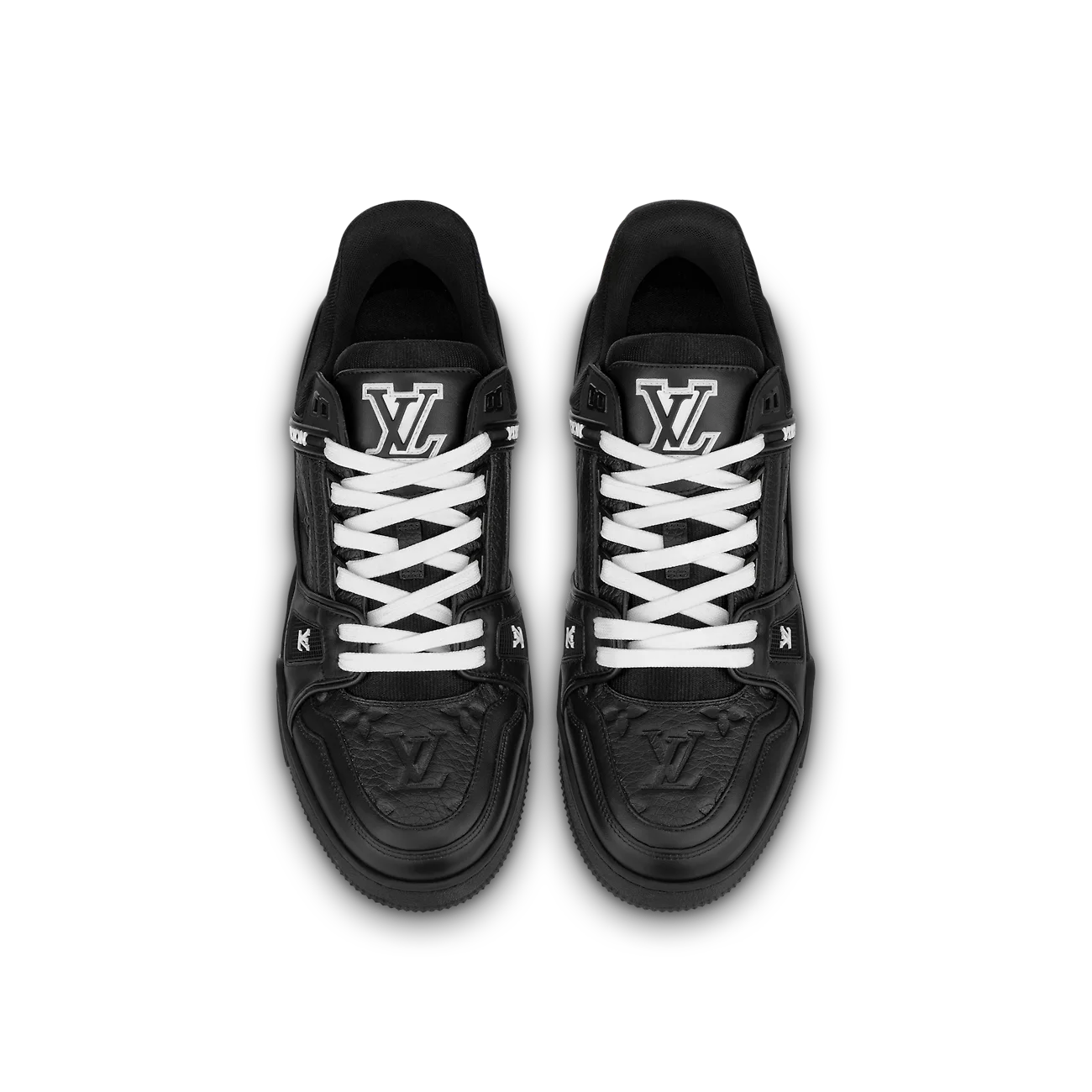 LV Trainer Black Embossed Monogram