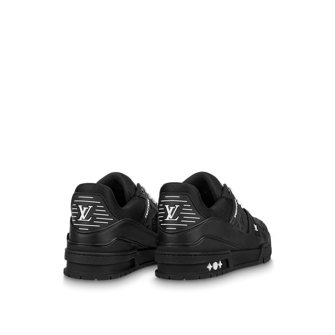 LV Trainer Black Embossed Monogram
