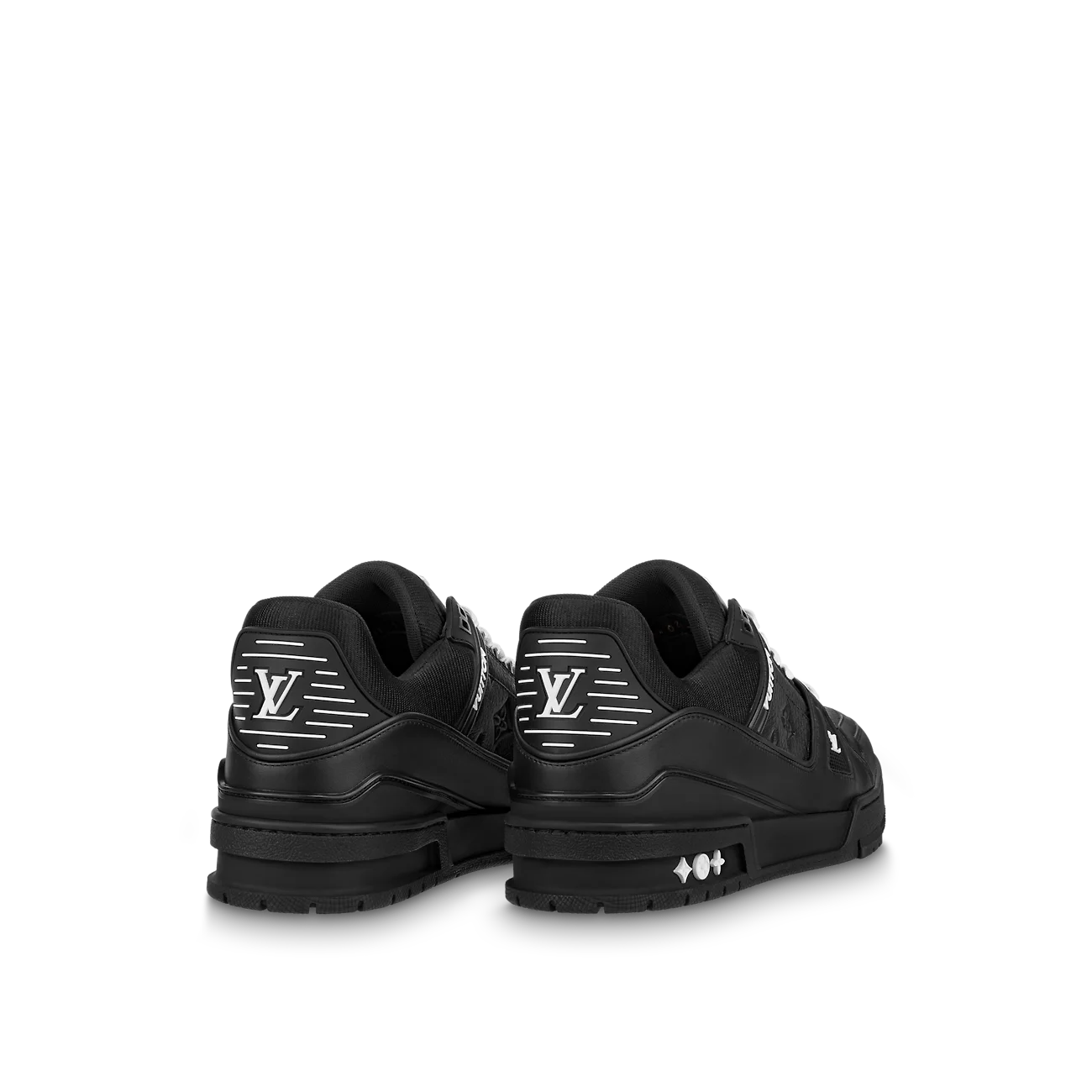 LV Trainer Black Embossed Monogram