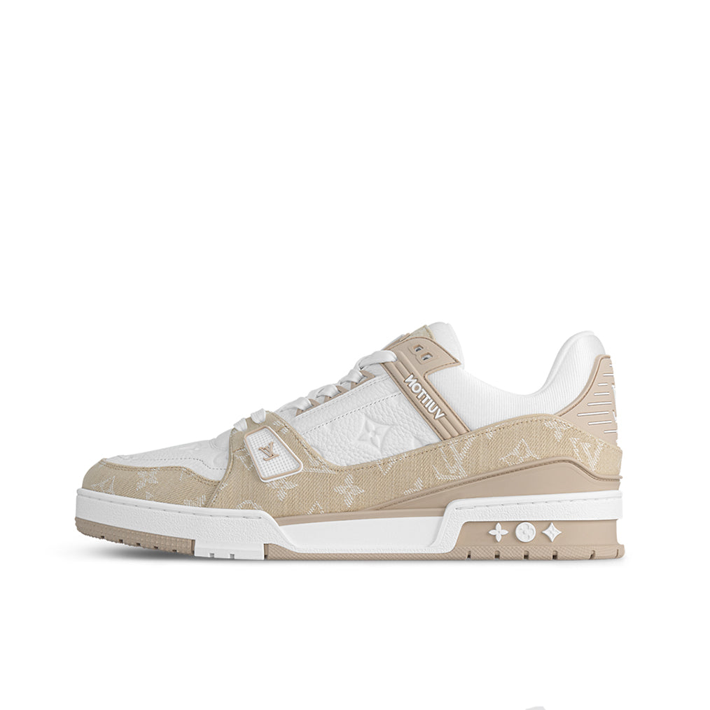 LV Trainer Sneaker Beige