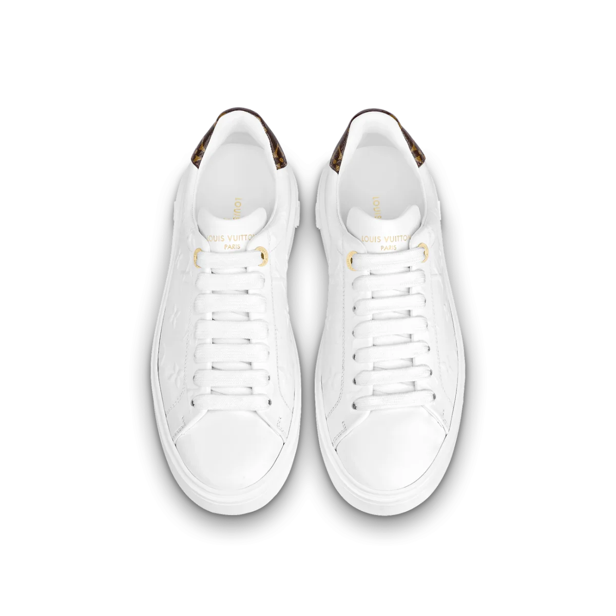 LV Time Out Leather White