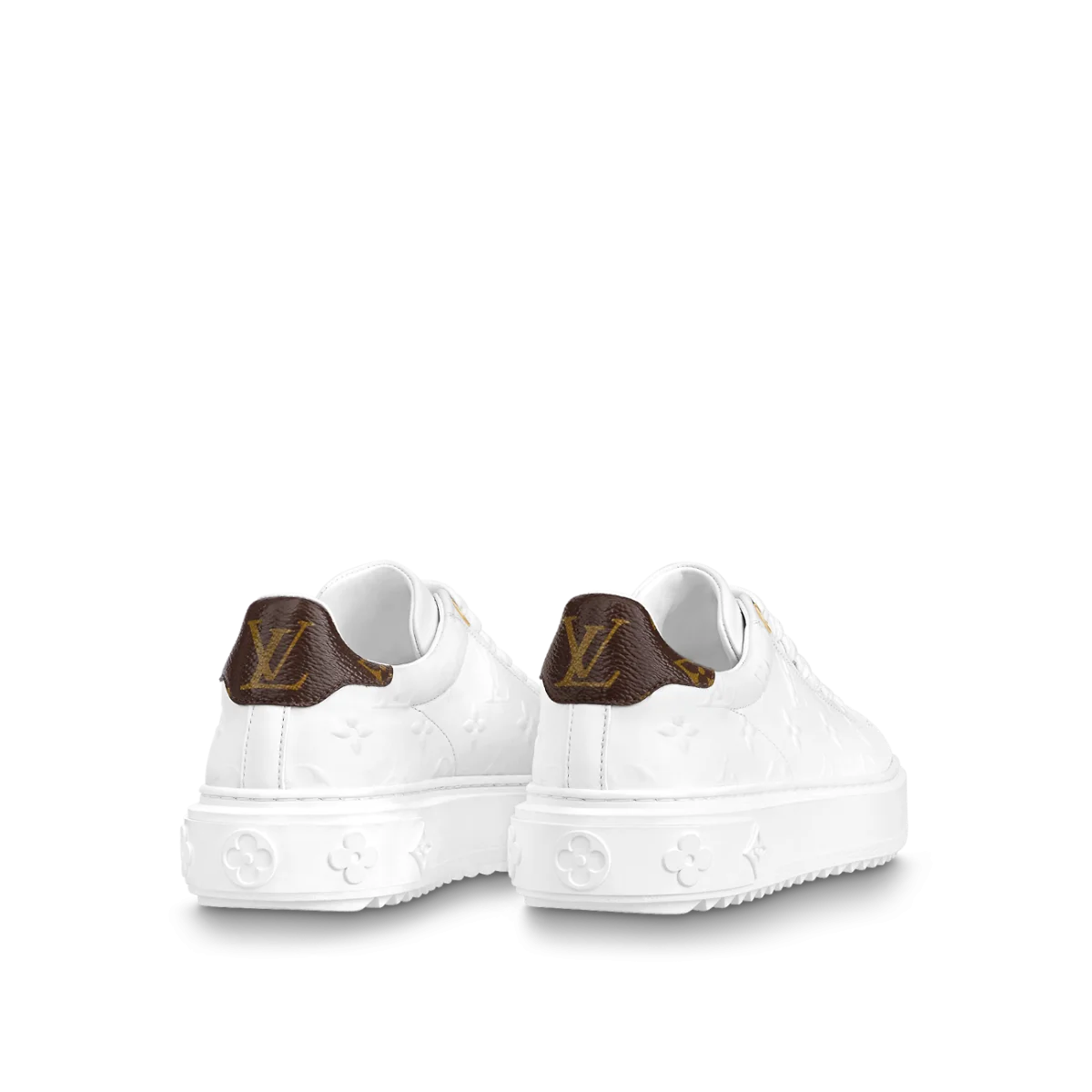 LV Time Out Leather White