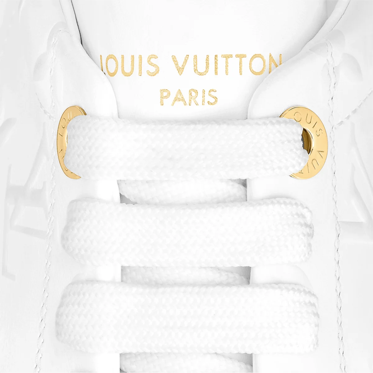 LV Time Out Leather White