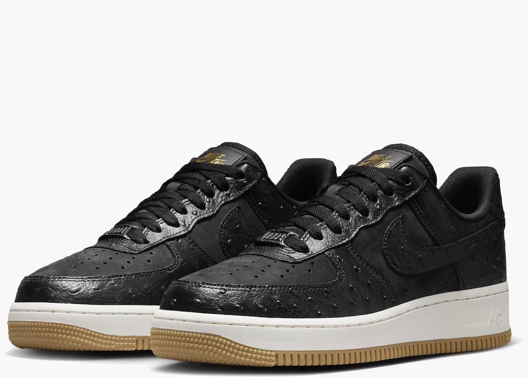 AF 1 Low '07 Black Ostrich Gum