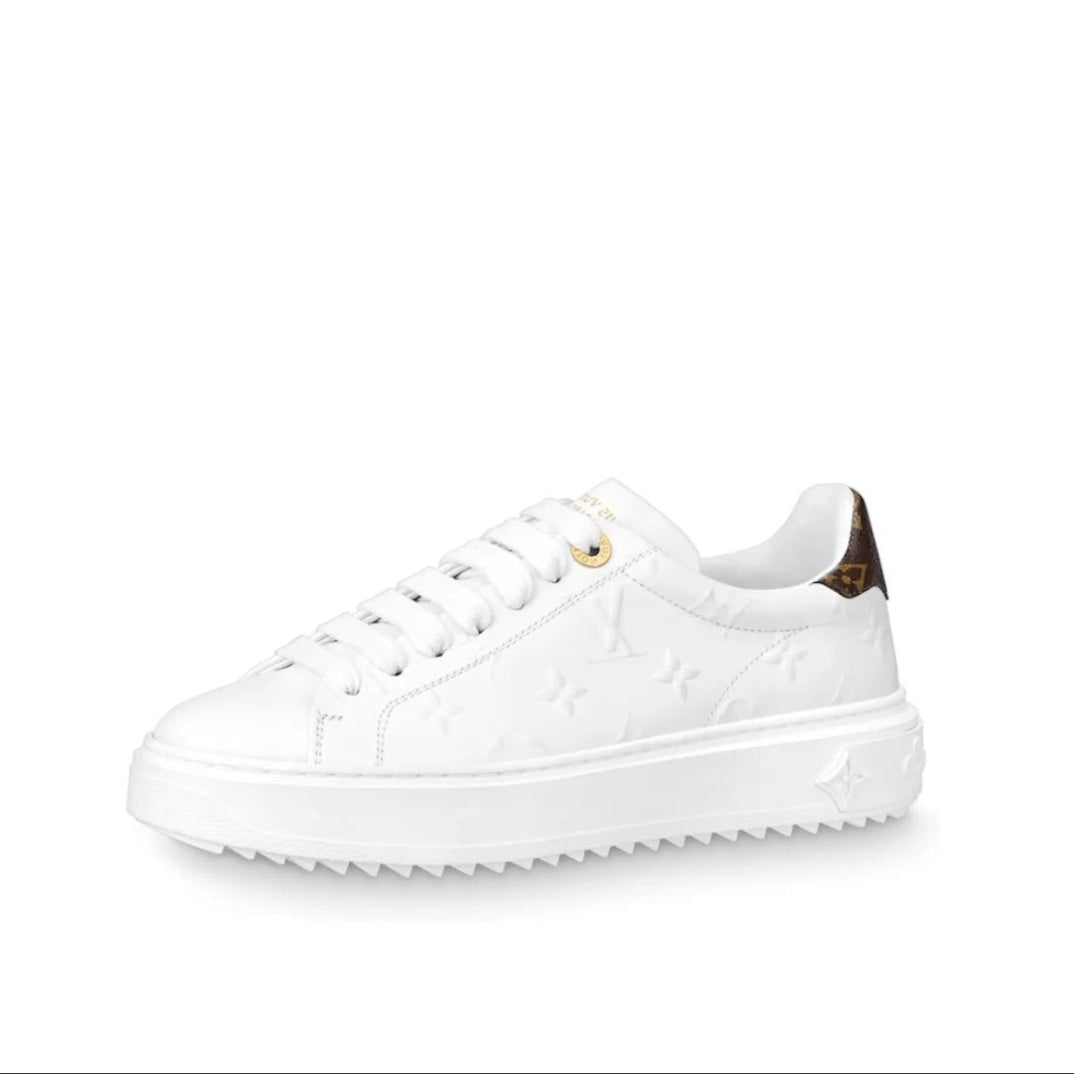 LV Time Out Leather White