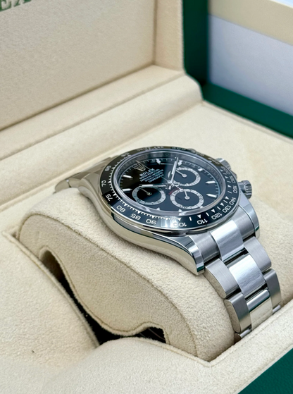Daytona 40mm 126500LN Stainless Steel Black Dial