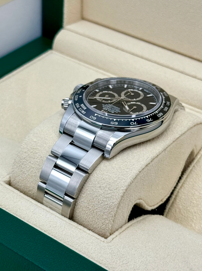 Daytona 40mm 126500LN Stainless Steel Black Dial