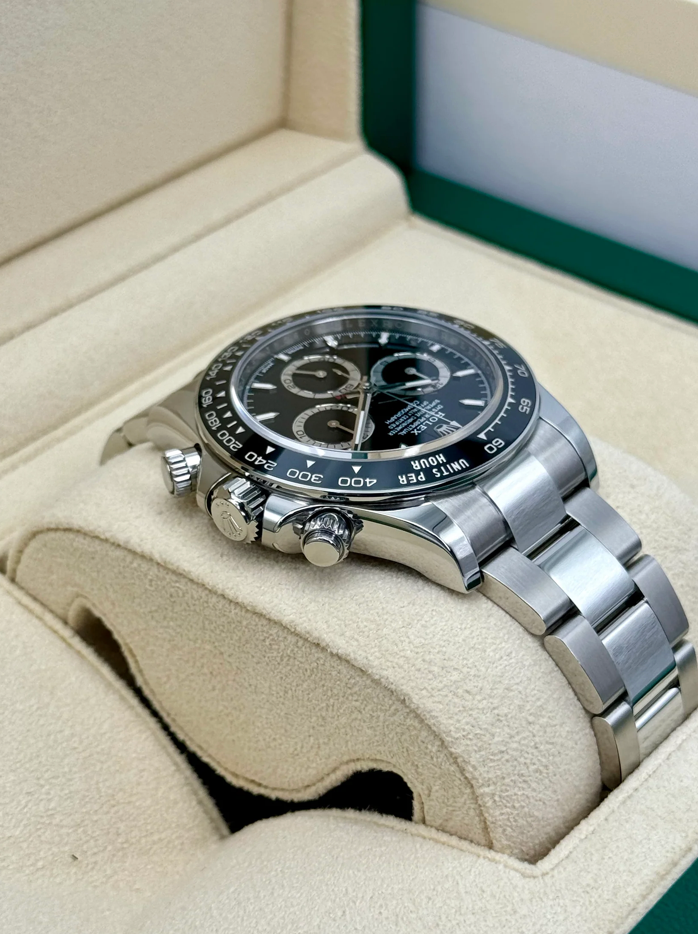 Daytona 40mm 126500LN Stainless Steel Black Dial