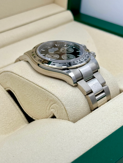 Daytona 126500 40mm steel Black Dial