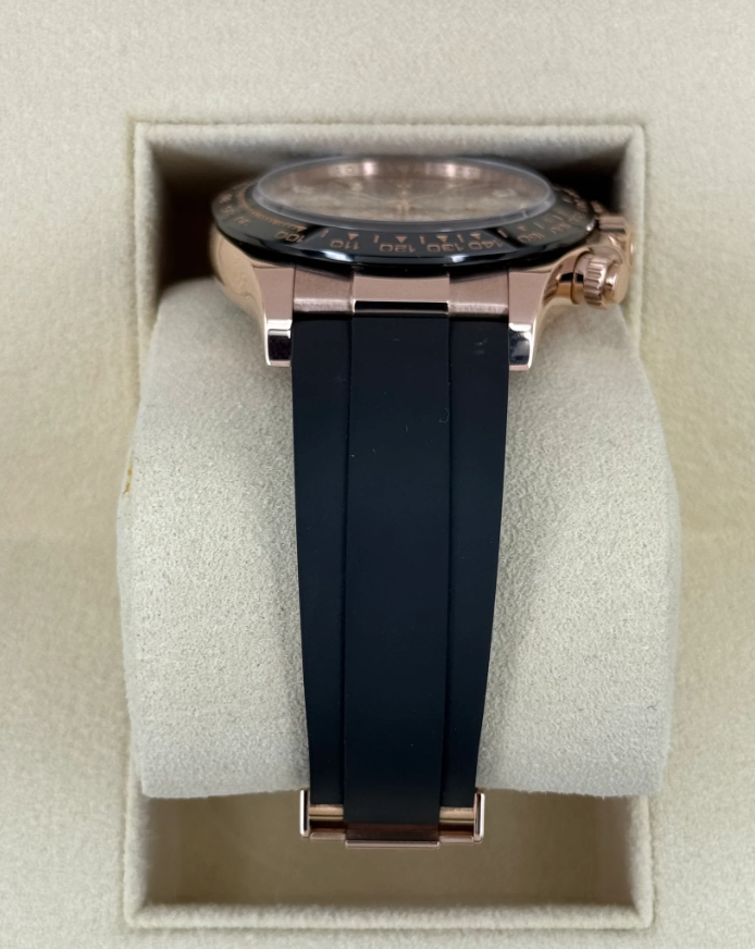 Daytona 40mm 116515LN  Oysterflex Sundust Baguette Dial
