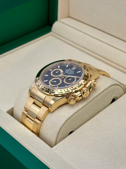 Daytona  40mm 126508 Gold  Black Dial