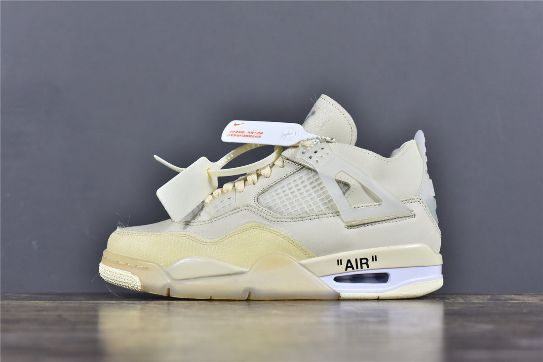 AJ 4 x Off-White 'Sail'