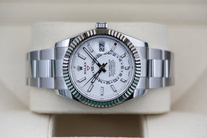 Rolx White SKY-DWELLER 42mm 2021