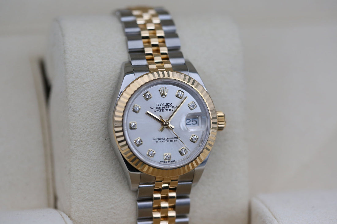 Rolx Silver Diamond DATEJUST 28mm 2018