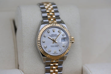 Rolx Silver Diamond DATEJUST 28mm 2018